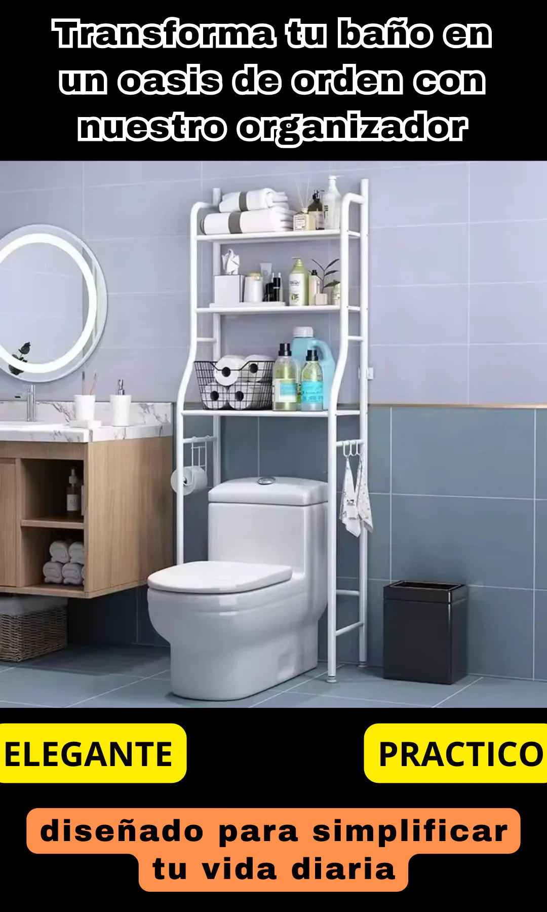 ORGANIZADOR DE BAÑO PREMIUM