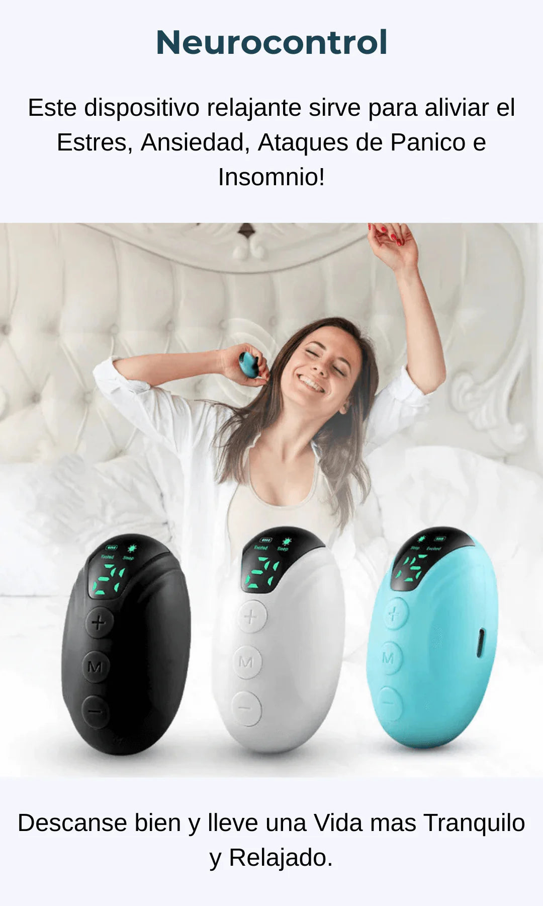 Dispositivo Calmante PREMIUM de Ansiedad e Insomnio
